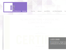 Tablet Screenshot of n2archdesign.com